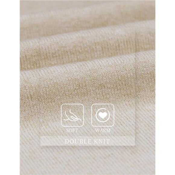 Women Elegant Shawl Wraps Soft Open Front Poncho Sweater for Spring Fall Winter - Picture 4 of 7